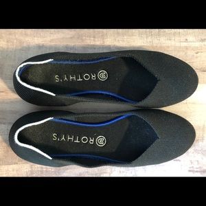 Rothy’s black flats Size 10